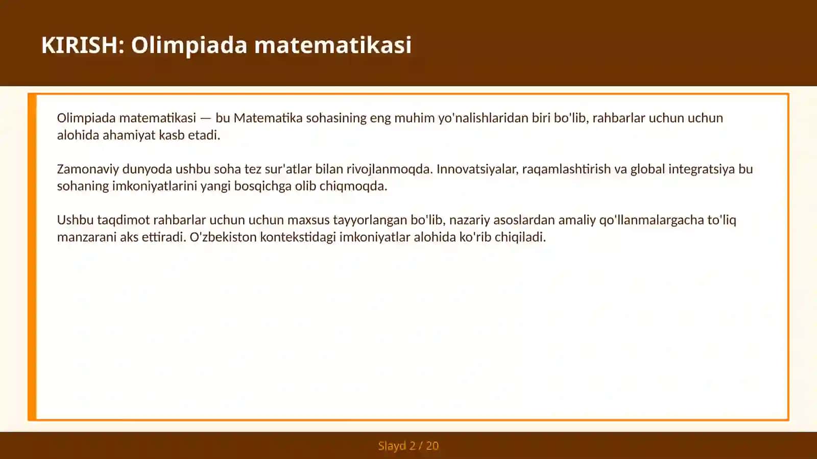 OLIMPIADA MATEMATIKASI 2