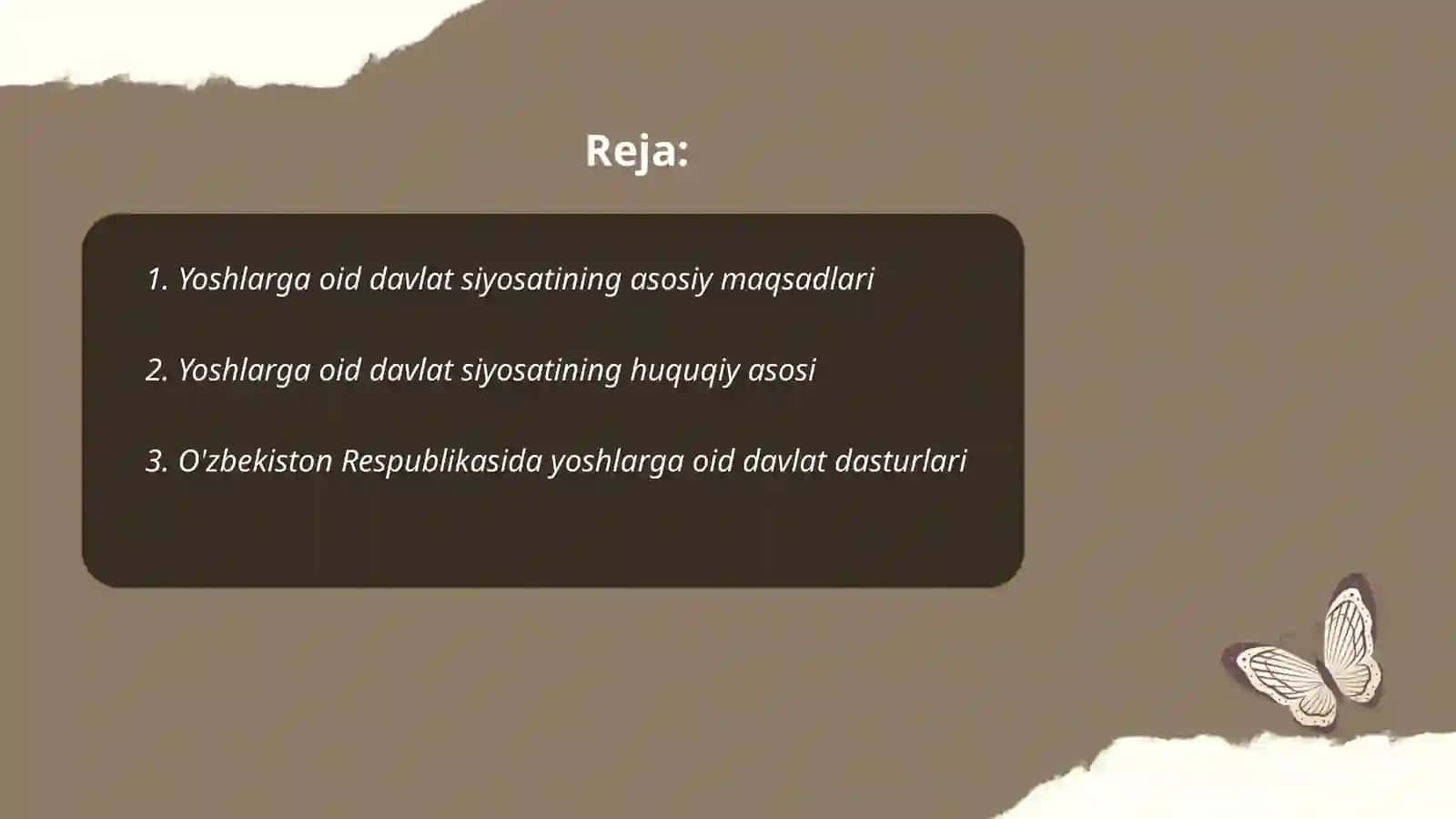 Yoshlarga oid davlat siyosati va uning mazmun mohiyati 2