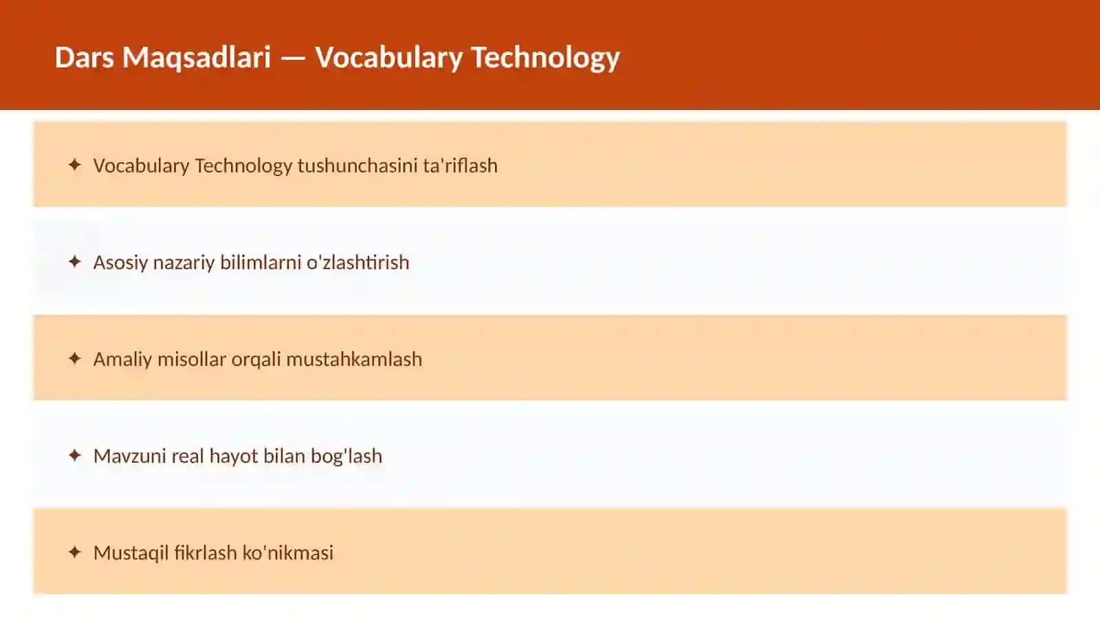 Vocabulary Education 2