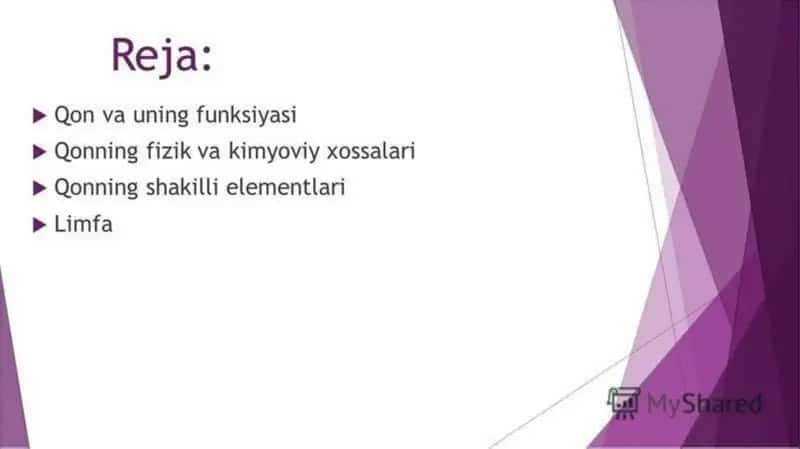 Qonning fizik va kimyoviy xossalari 2