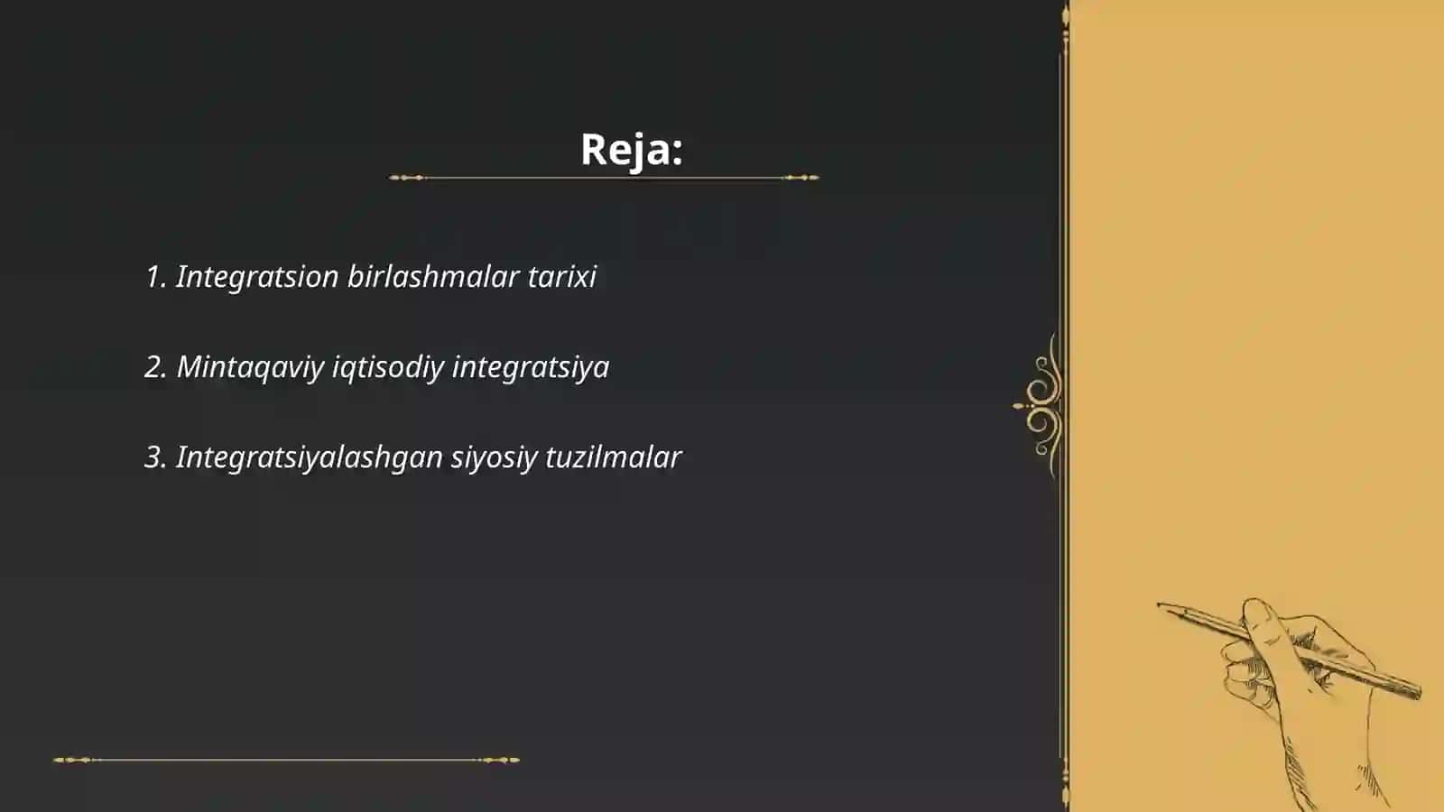 Integratsion birlashmalar 2