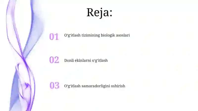 Oʻgʻitlash tizimining biologik asoslari 2