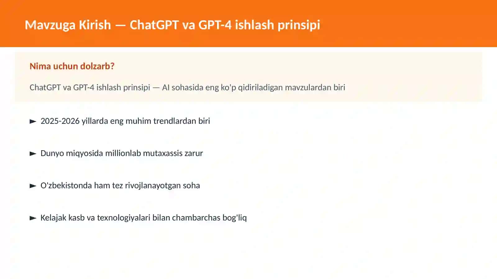 ChatGPT va GPT-4 ishlash prinsipi 2