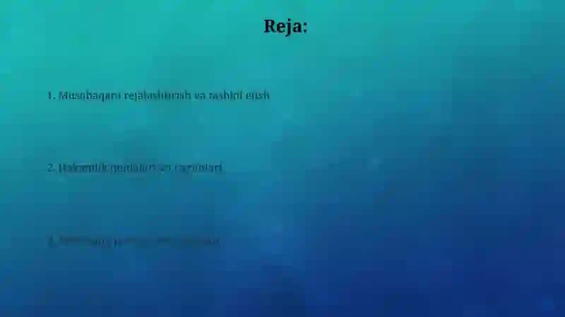 Tanlangan sport turida rejalashtirish va hakamlik faoliyati 2