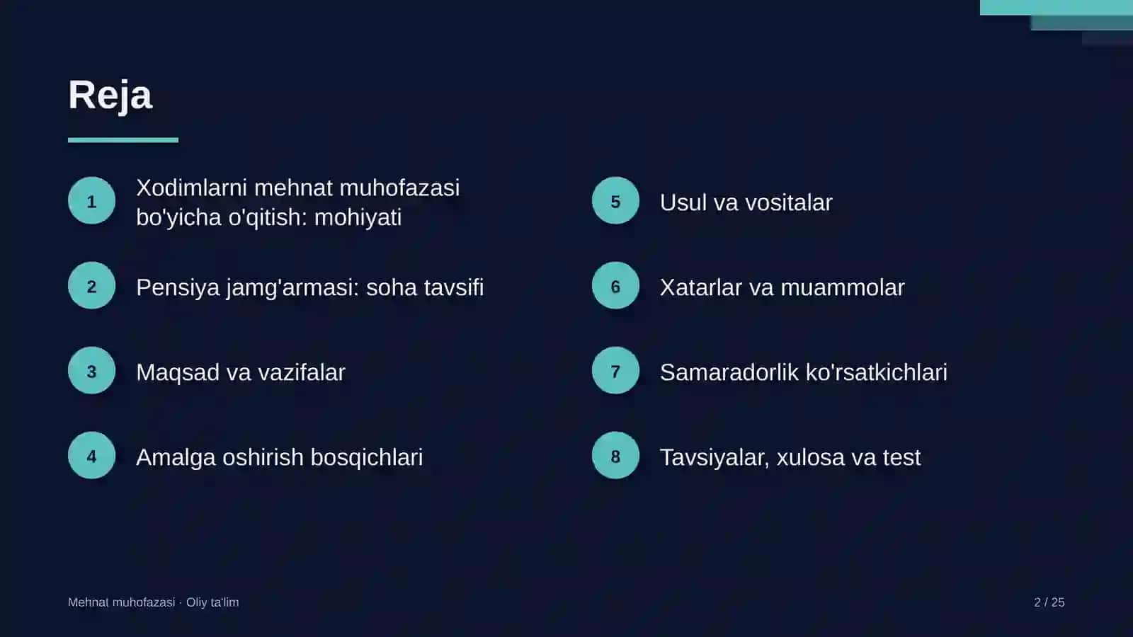 pensiya jamg'armasida xodimlarni mehnat muhofazasi bo'yicha o'qitish 5357 2