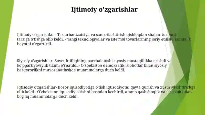 80-90 Yillarda O'Zbekistondagi Ijtimoiy-Siyosiy VaIqtisodiyAhvol 2
