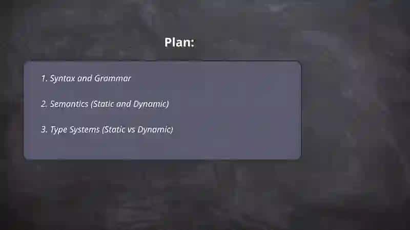 Programming Languages 2