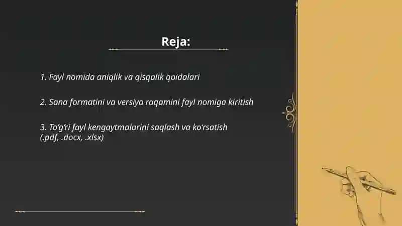 Elektron pochta orqali fayl yuborish va nomlash madaniyati 2