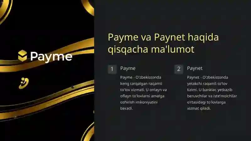 Payme, Paynet, joyda ilovalari taqdimoti 2