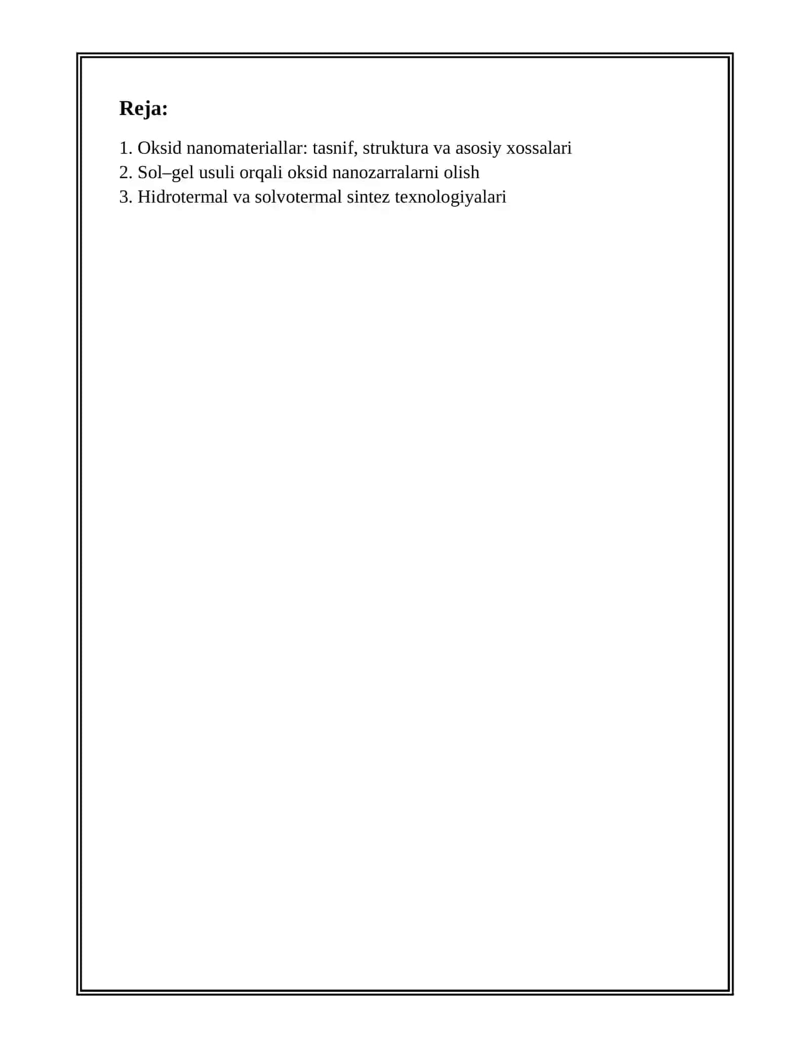 Oksid nanomateriallar 2
