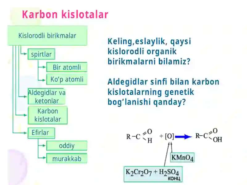 organik Karbon kislotalar 2