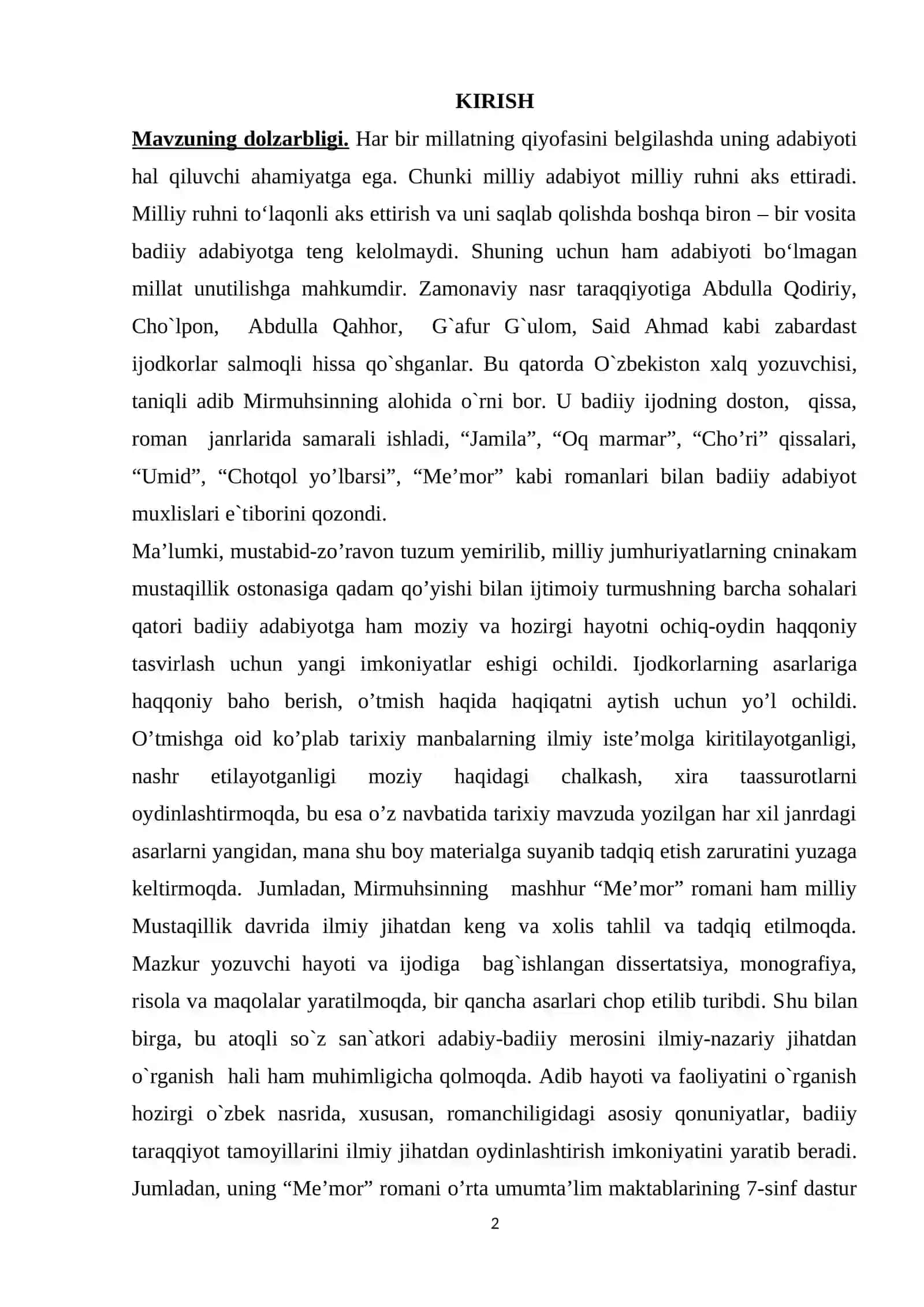 badiiy asar tili tog'ay murod asarlari misolida 2