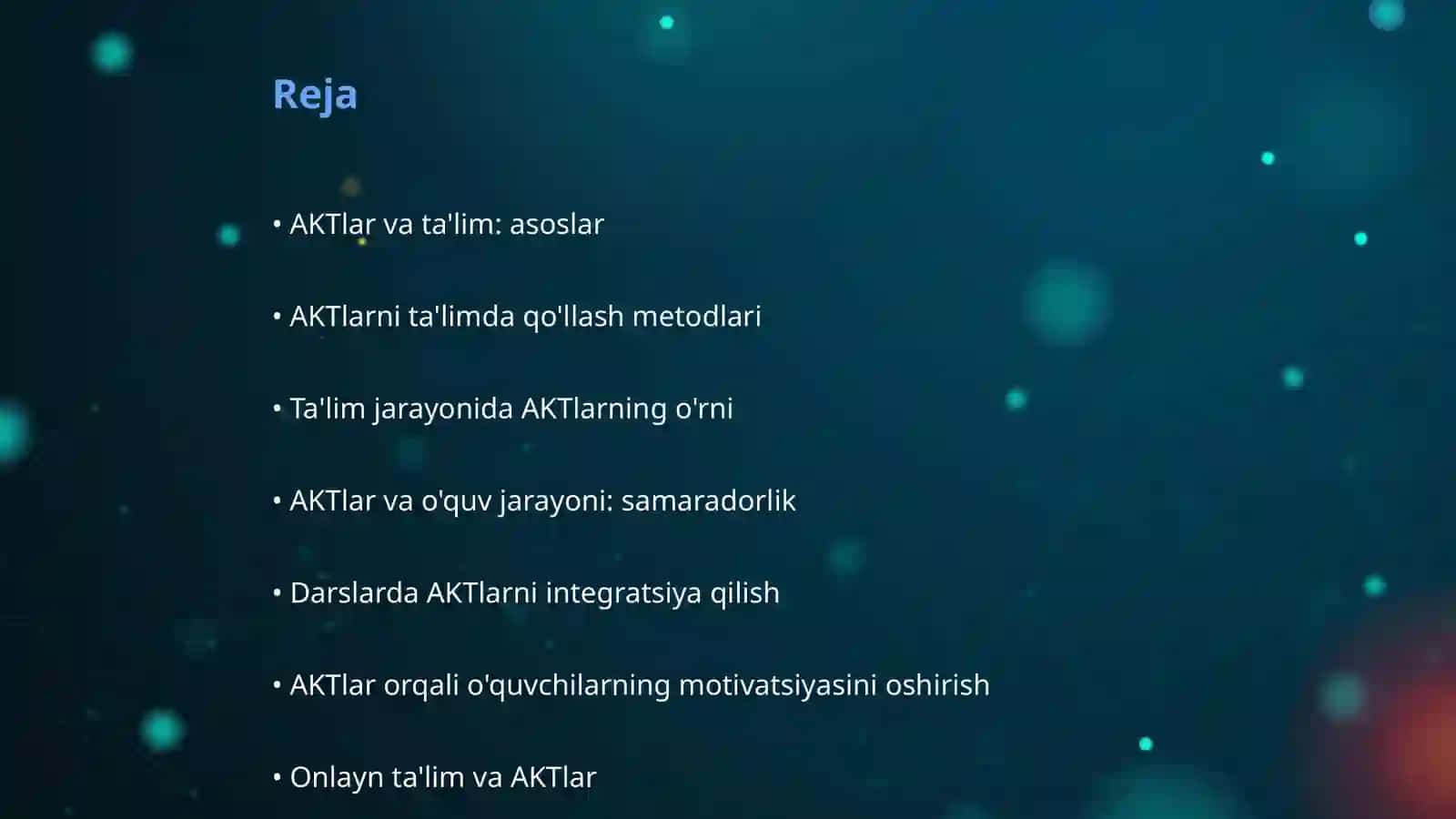 AKTlardam ta’lim faoliyatida foydalanish 2