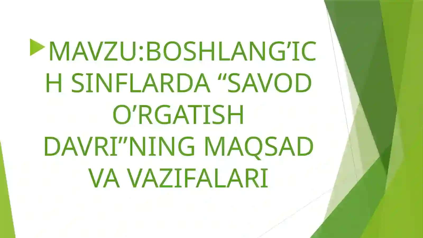 AHMADOVA AZIZAXONNING ONA TILI O’QITISH METODIKASI 2