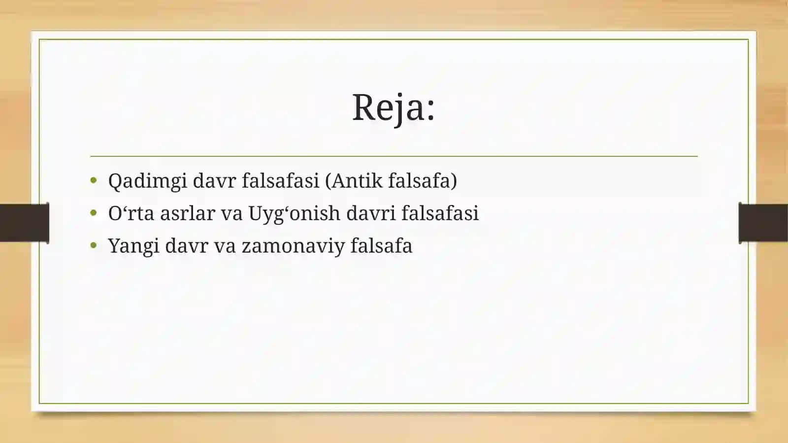 Falsafiydunyoqarashbosqichlari:Garbfalsafasi 2