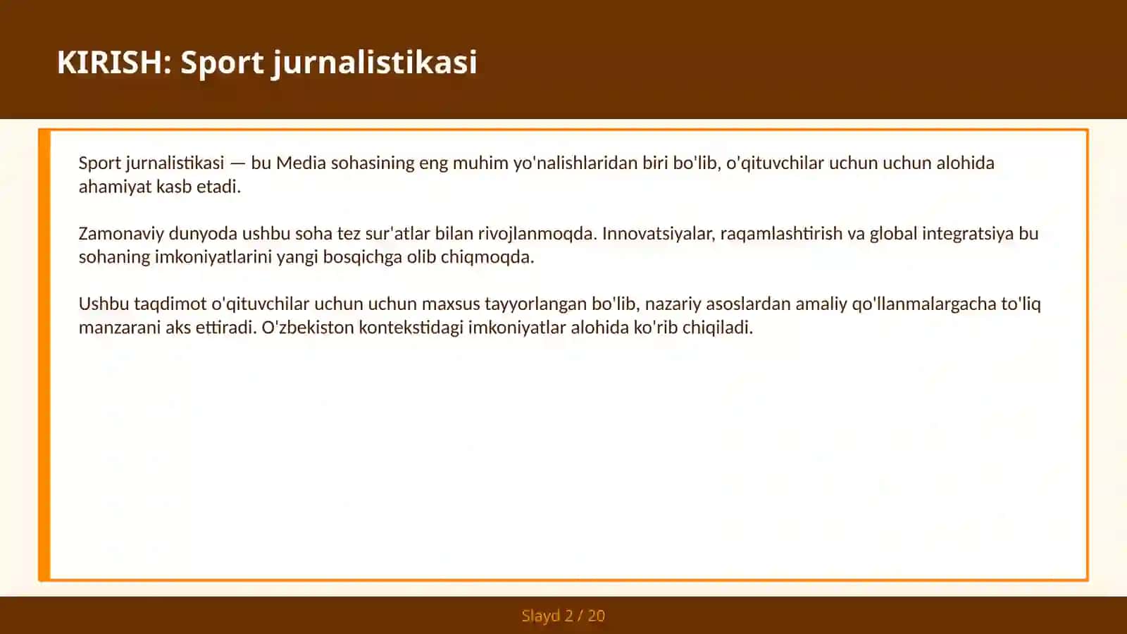 SPORT JURNALISTIKASI 2