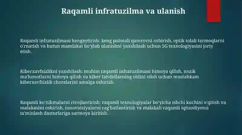 Raqamli OʻZbekiston 2030 2