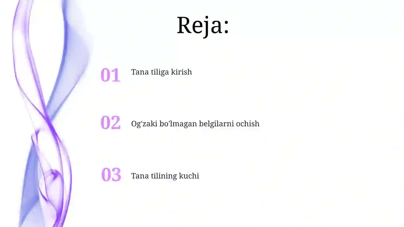 Og'zaki bo'lmagan aloqa kanallari 2