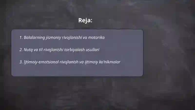 Bolalarning jismoniy rivojlanishi va motorika 2