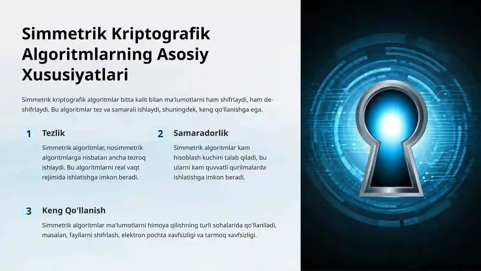 Simmetrik Kriptografik Algoritmlar 2