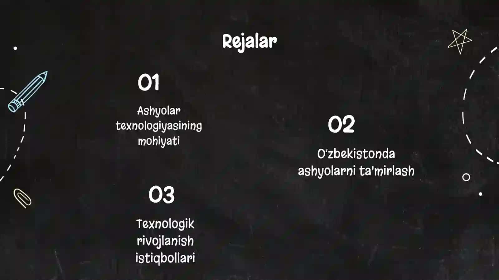 Ashyolar texnologiyasi 2