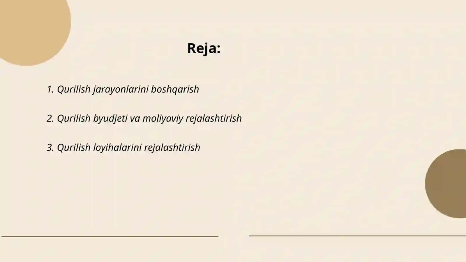 Qurilish menejment 2