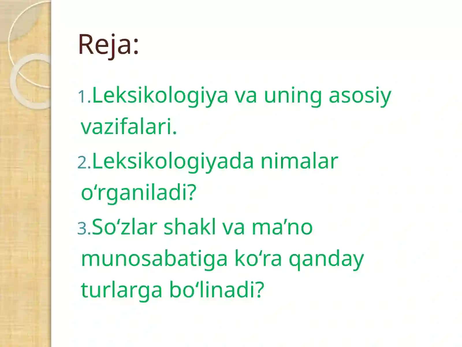 O’zbektilidaleksikologiya 2