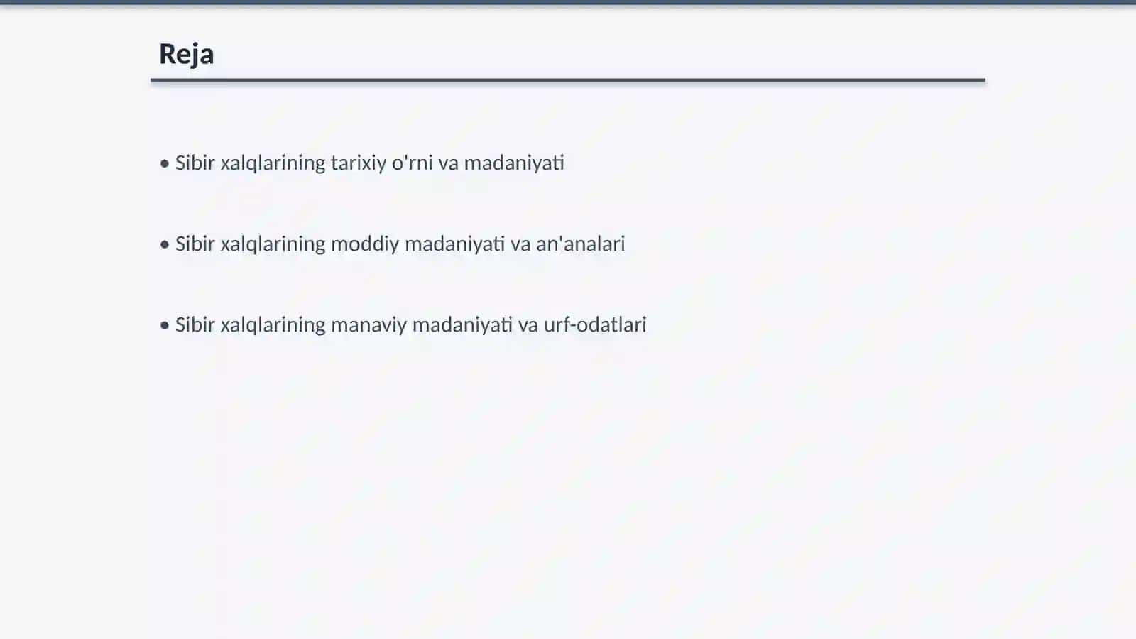 Sibir xalqlarining moddiy va manaviy madaniyati 2