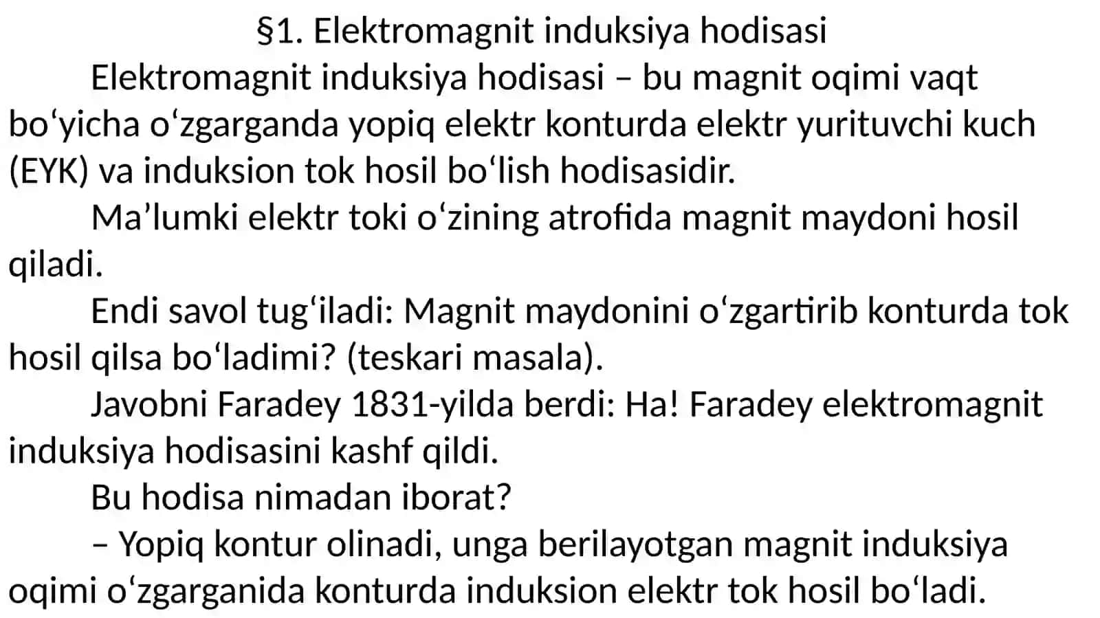 Elektromagnit Induksiya Hodisasi 2