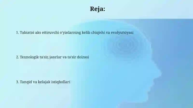 Tabiat bilan tanishtirish oyinlarini vujudga kelish tarixi 2