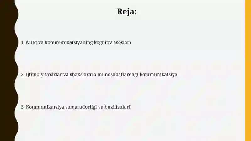 Nutq va kommunikatsiyaning kognitiv asoslari 2