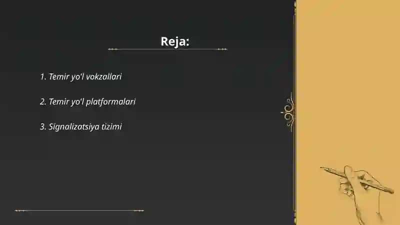 Temir yo‘lning transport infratuzilmasining asosiy elementlari 2