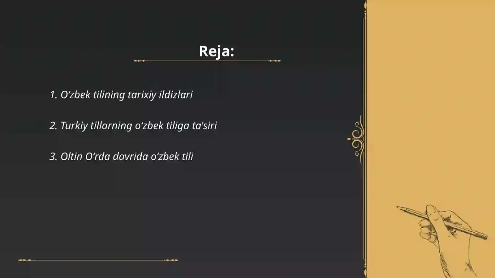 Oʻzbek tilining tarixiy ildizlari 2