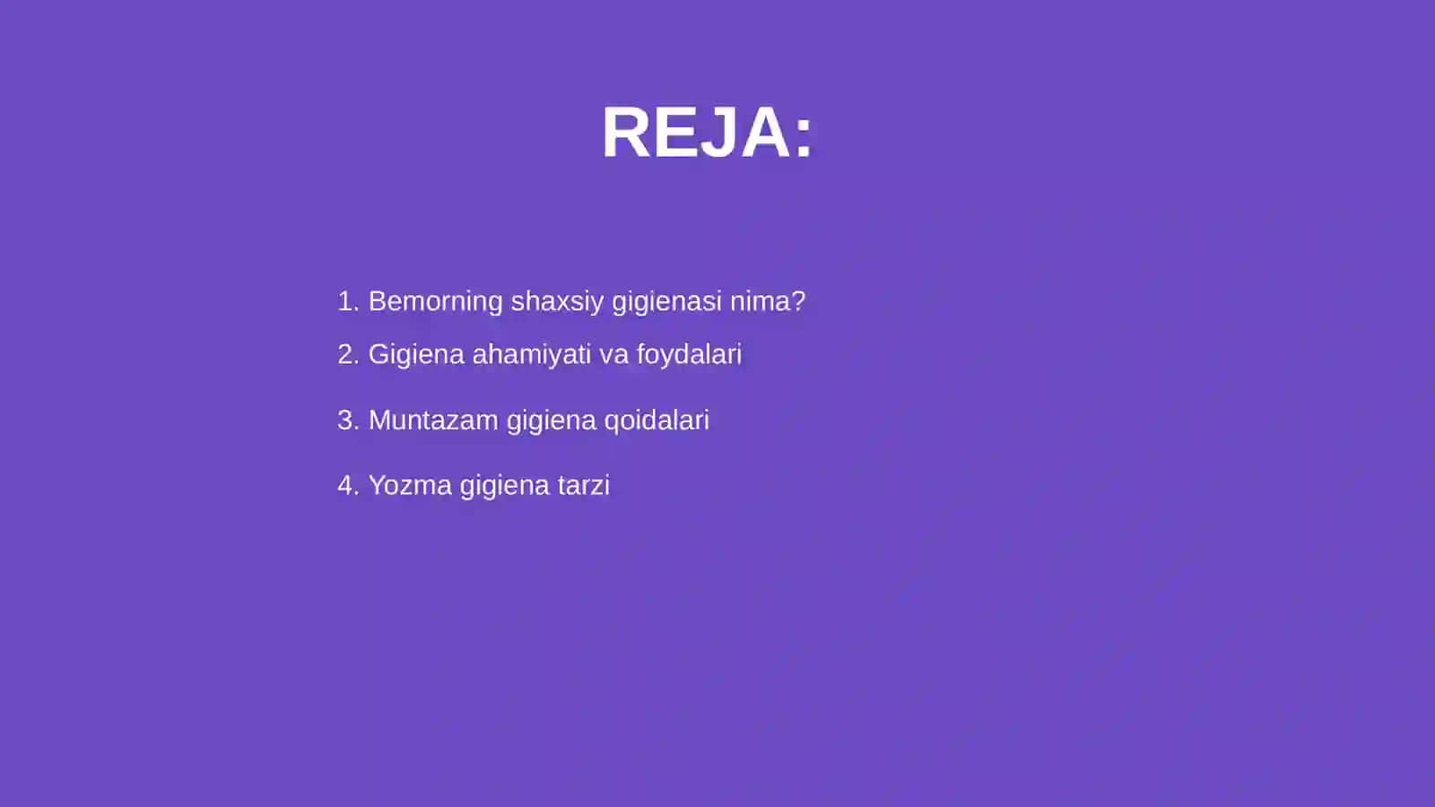 Bemorning shaxsiy gigenasi 2