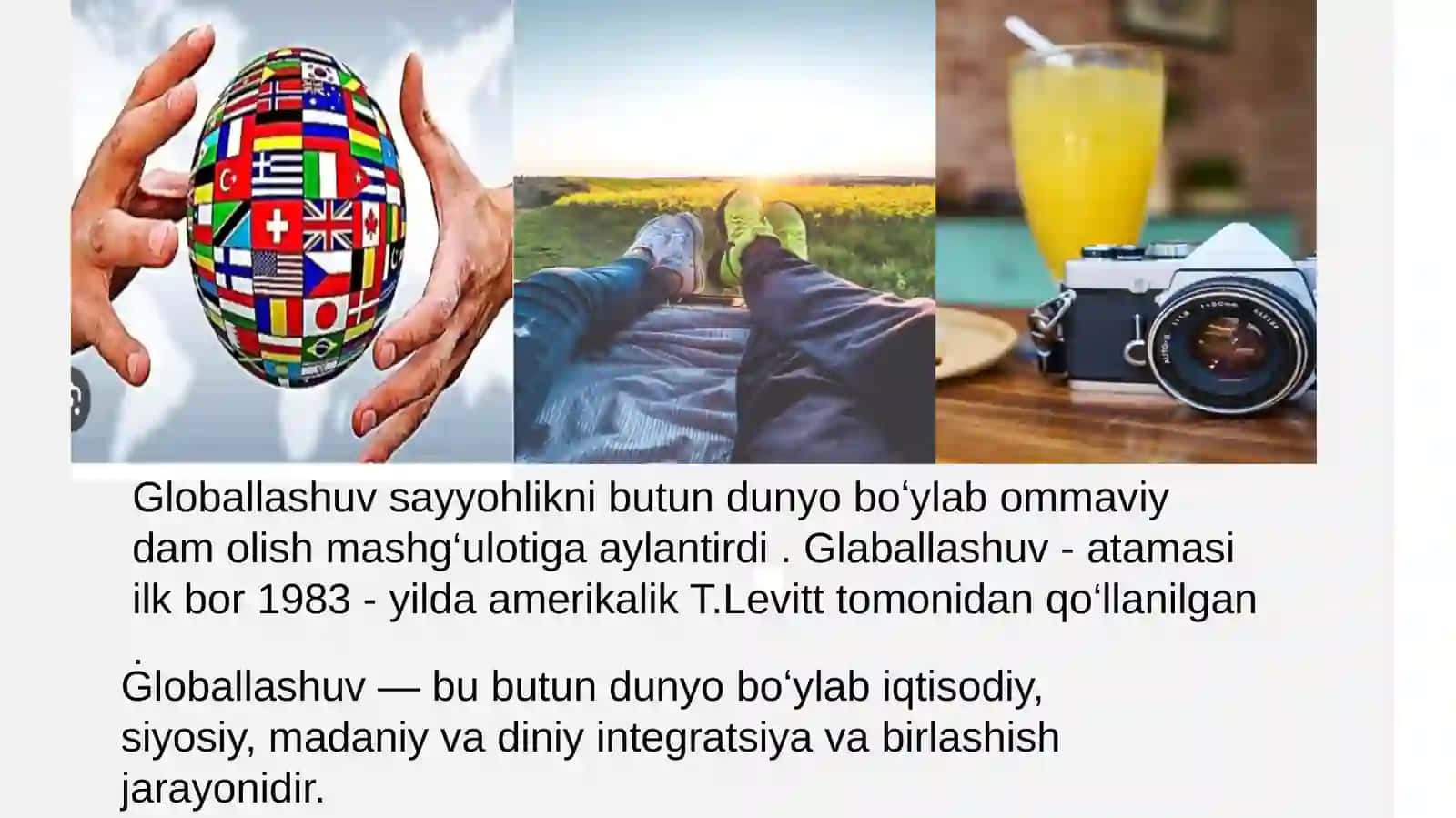 Xalqaro turizmda glaballashuv 2