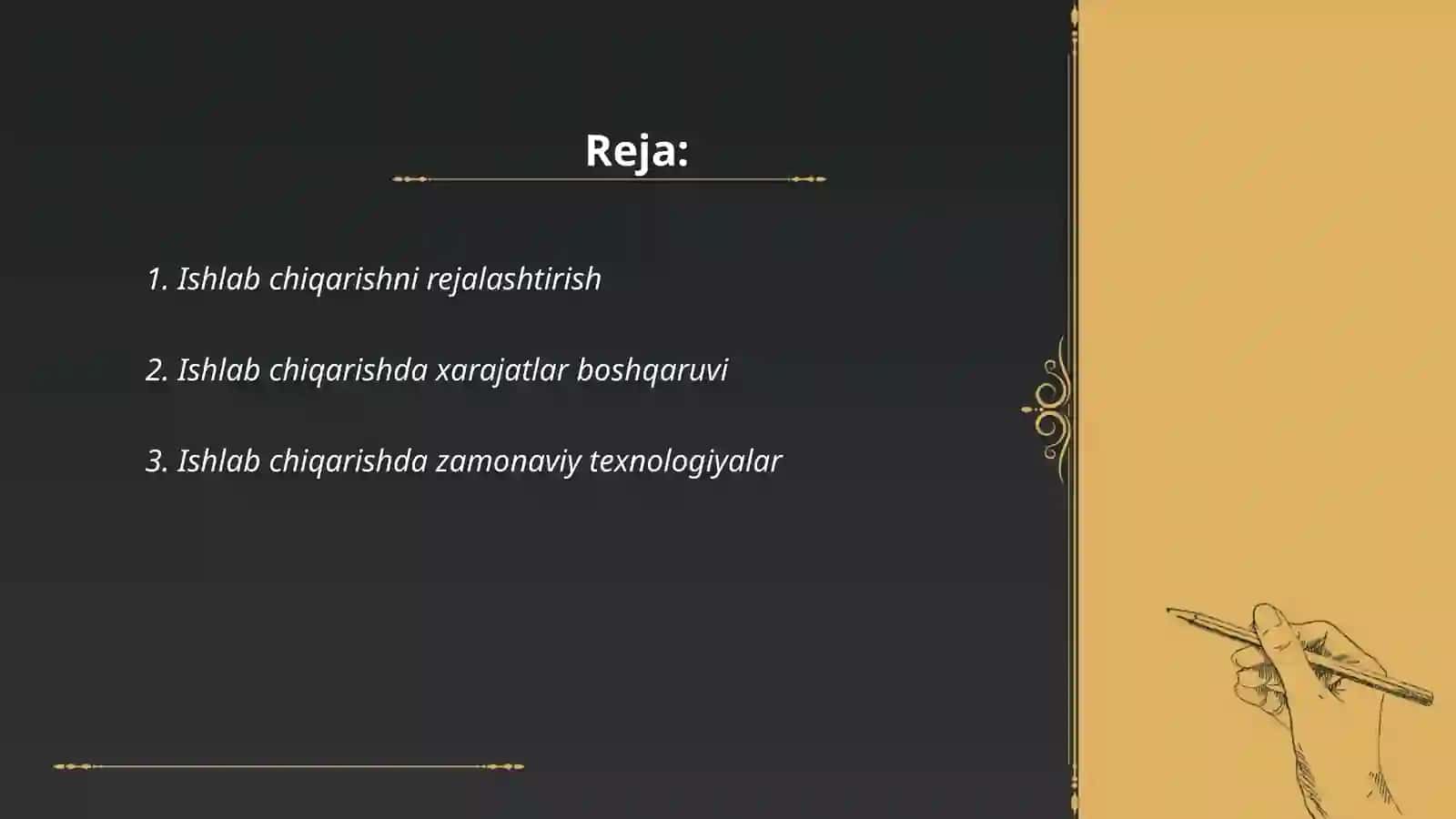 Ishlab chiqarish 2