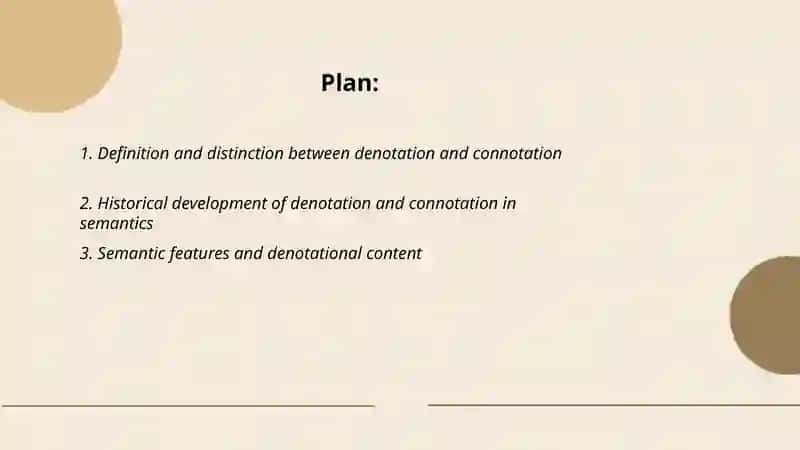 Denotation and connotation in lexical semantics 2