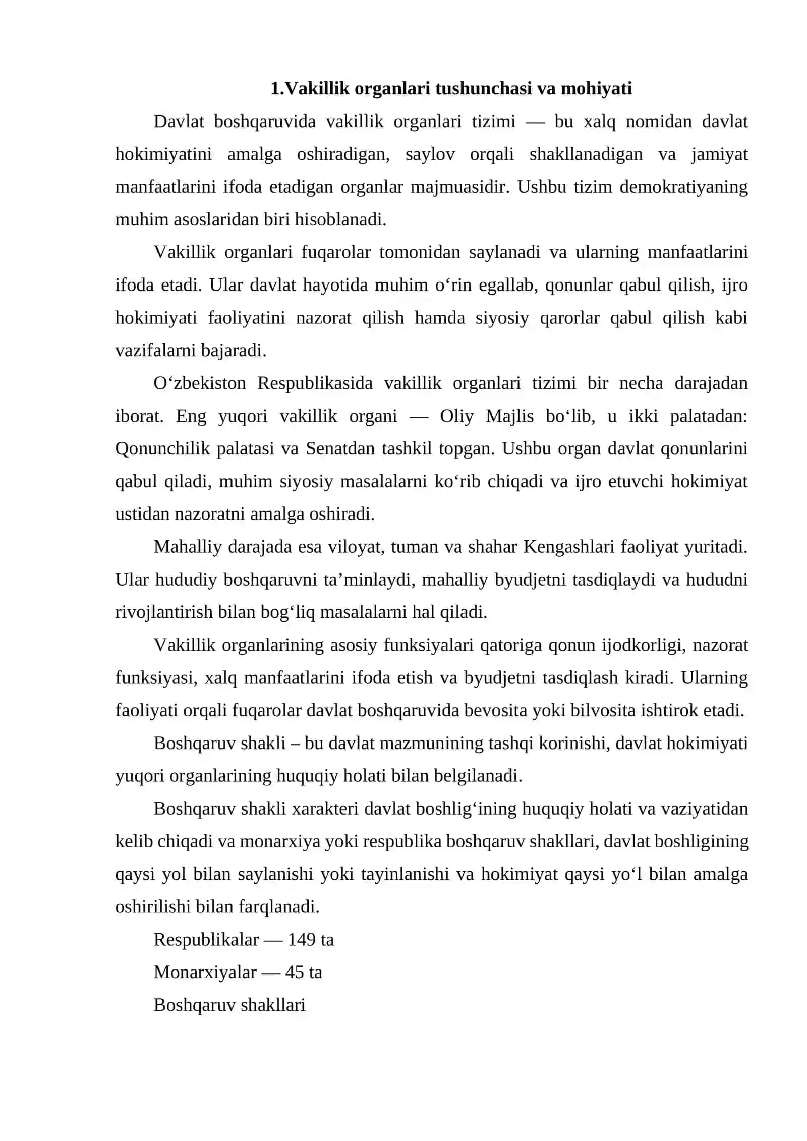 DAVLAT BOSHQARUVIDA VAKILLIKNORGAN TIZIMI 2