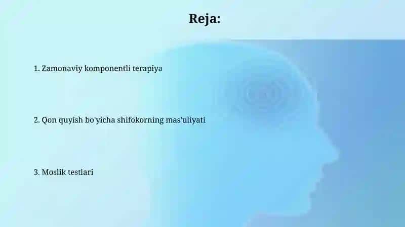 Zamonaviy komponentli terapiya 2