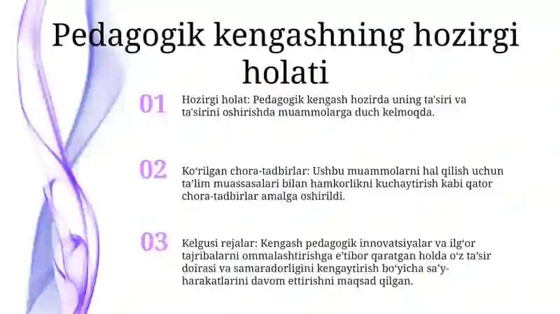 Pedogogik Kengash Samaradorligi Oshirish 2