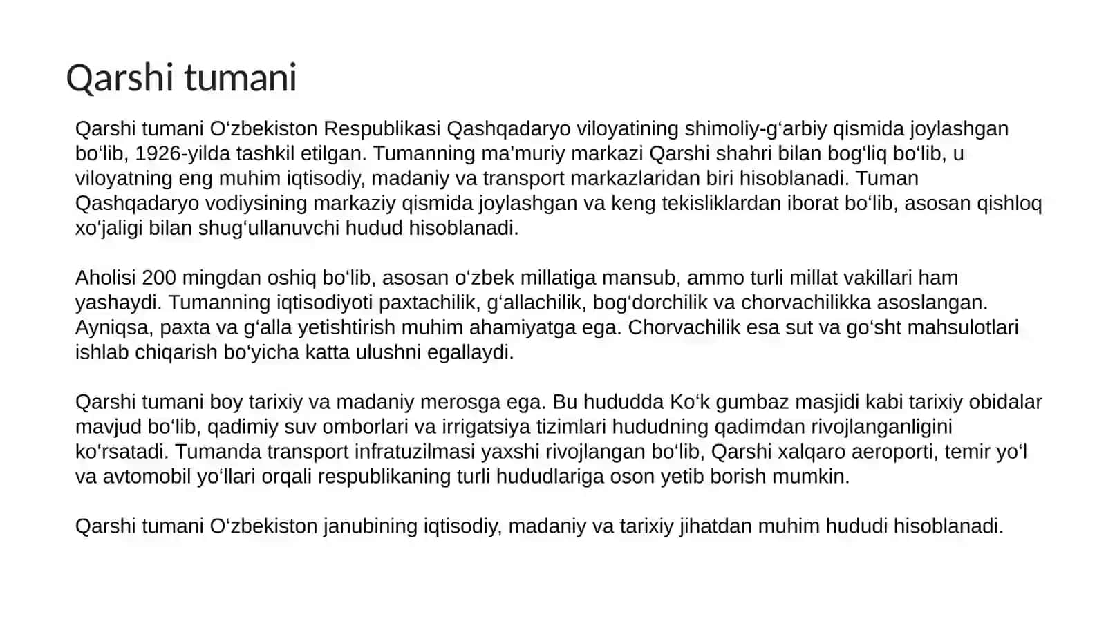 Qarshi tumani 2