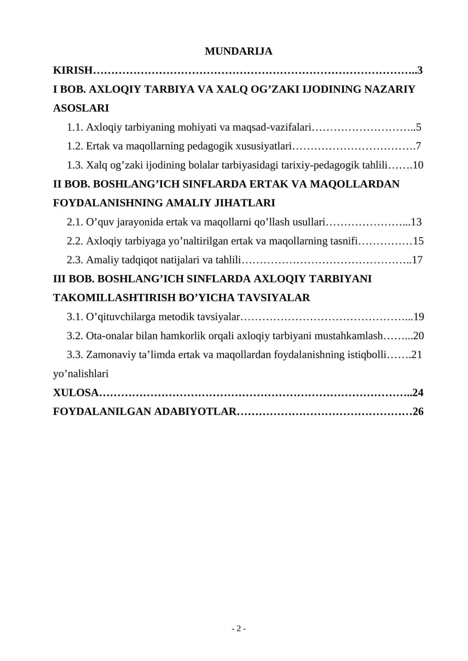 Boshlang’ich sinf o’quvchilarini axloqiy tarbiyalashda ertak va maqollarning ahamiyati 2