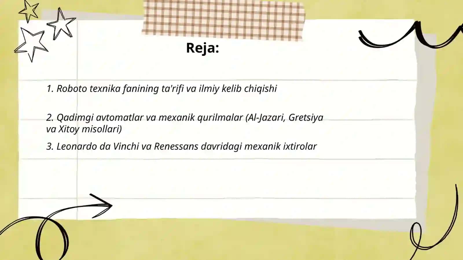 Roboto texnika fanining kelib chiqishi tarixi va bosqichlari 2