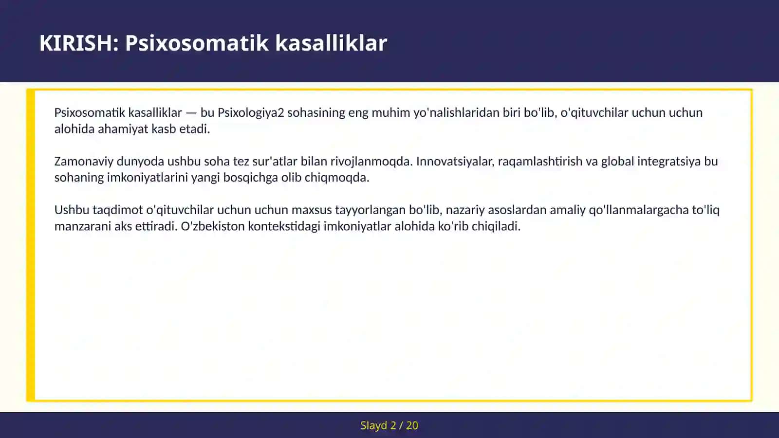 Psixosomatik kasalliklar 2