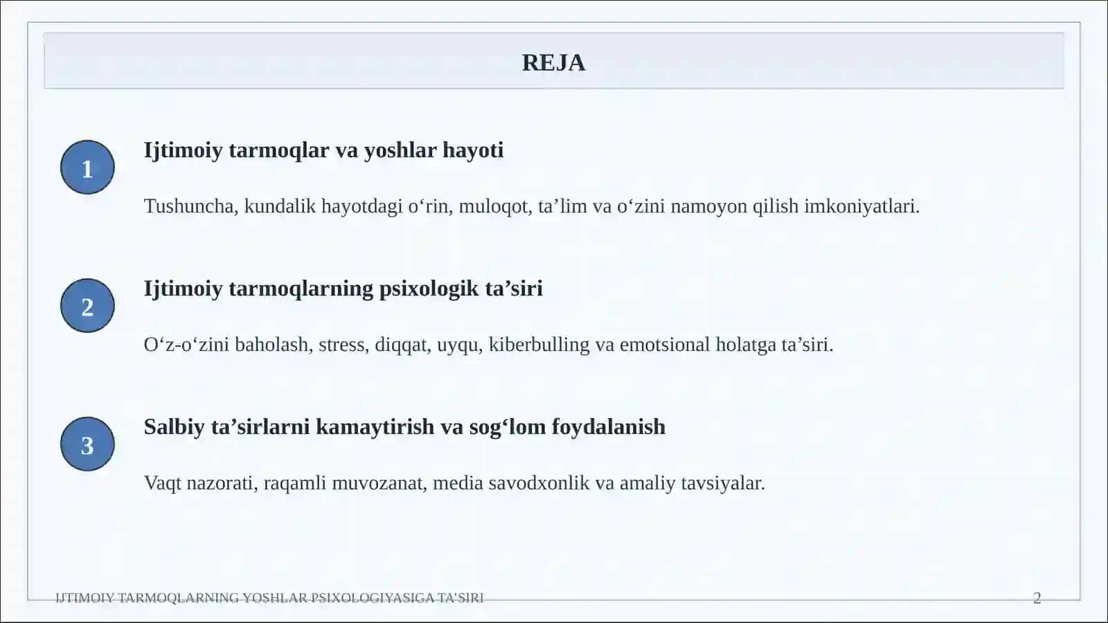 IJTIMOIY TARMOQLARNING YOSHLAR PSIXOLOGIYASIGA TA’SIRI 2