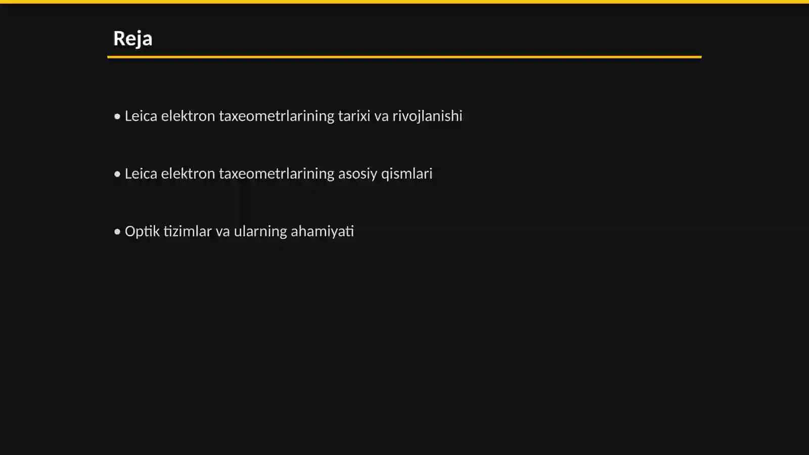 Leica elektron taxeometrlarining asosiy qismlari va qoʻllanilish sohalari 2