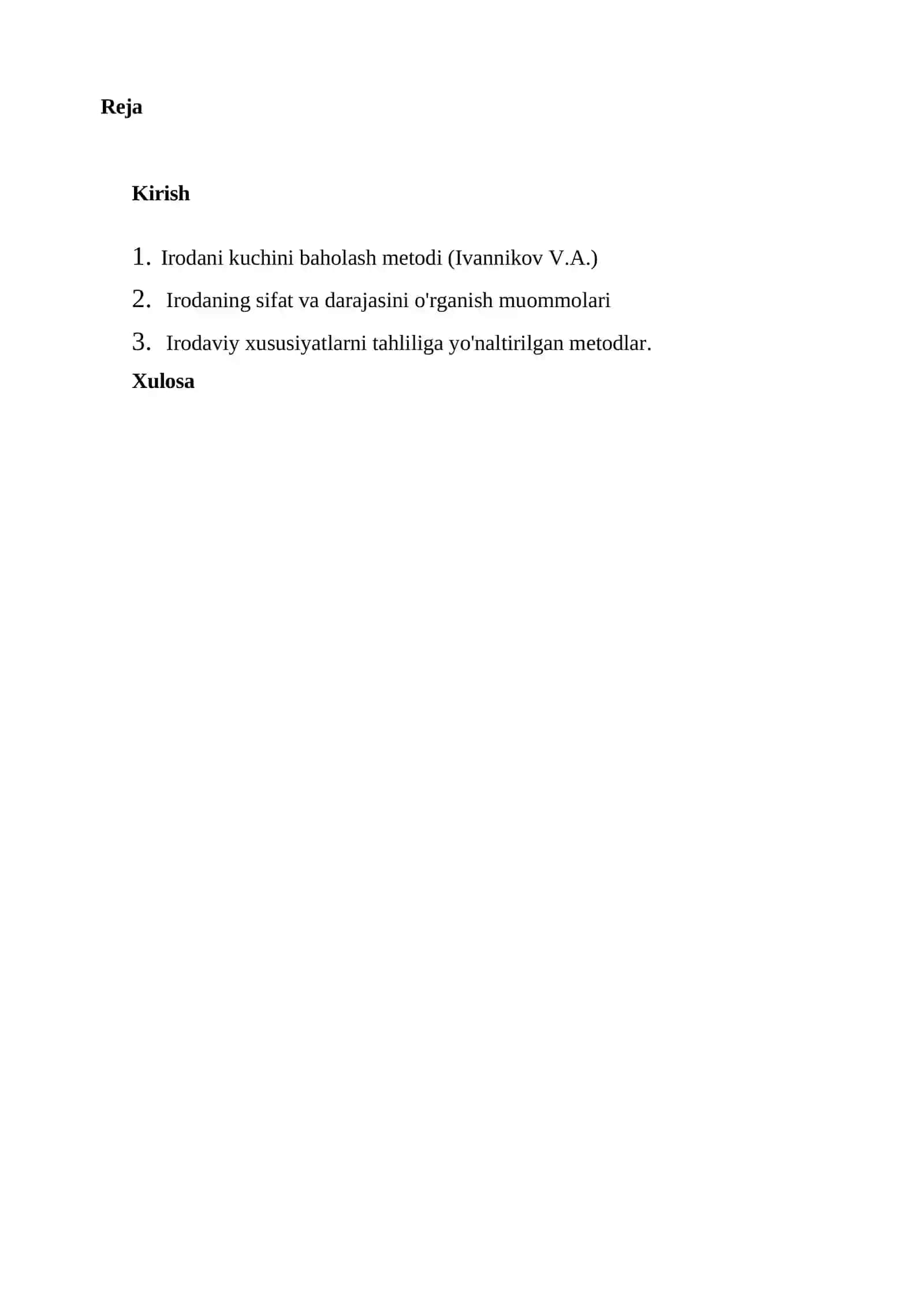 Iroda xususiyatlarini oʻrganish metodlari 2