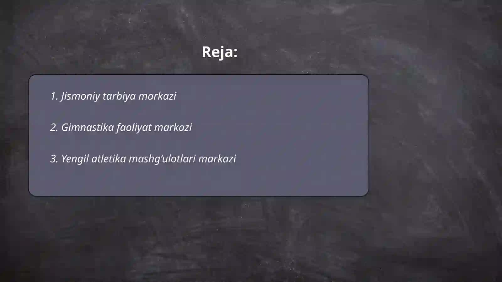 Sportga ixtisoslashtirilgan maktabgacha talim tashkilotida faoliyat markazlarini tashkil etish 2