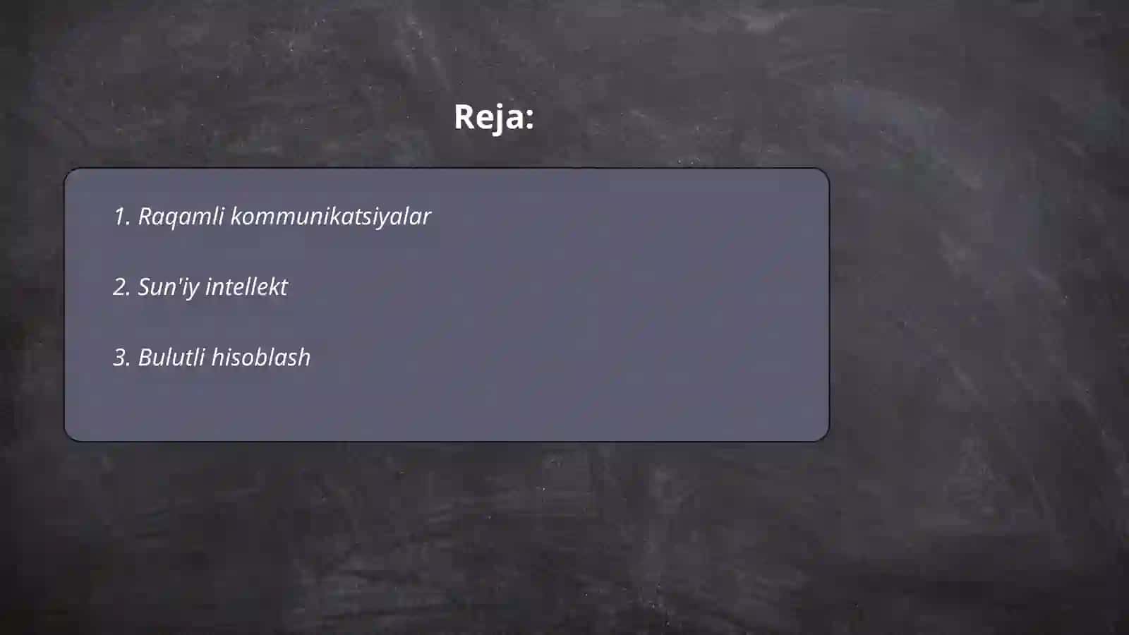 Raqamli kommunikatsiyalar 2