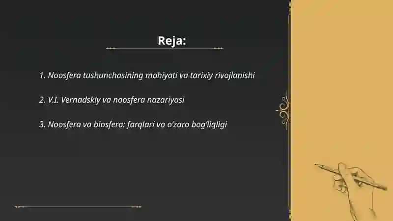 Noosfera tushunchasi va atrof muhit muhofazasi 2